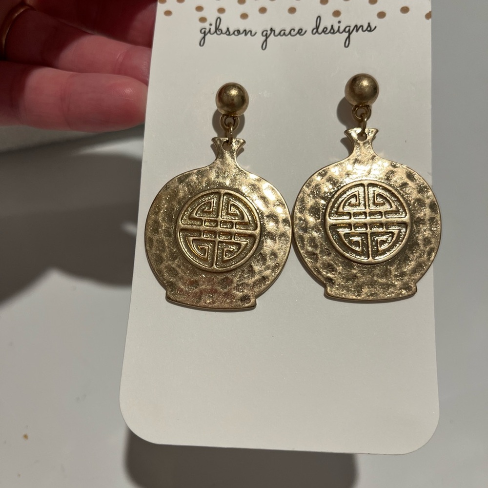 Gold Statement Earrings